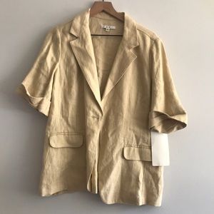NWT Cabii Blazer 100% Linen Size XL